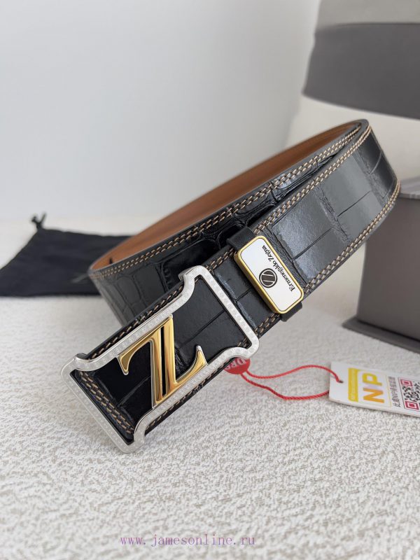 Jenny Ermenegido Zelma. Belt and beltPure steel material buckle, top layer cowhide buckle wi wv8jrqc9