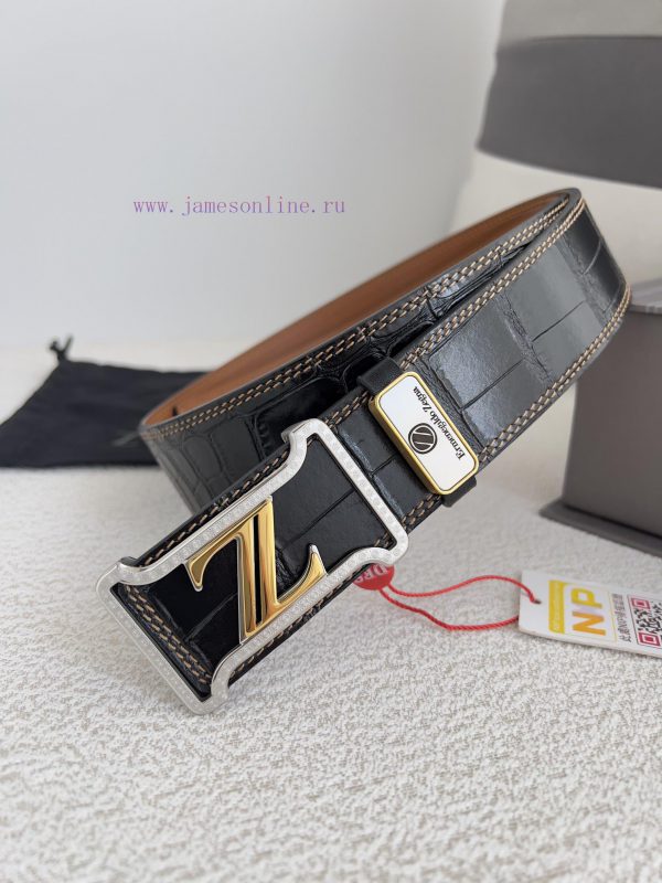 Jenny Ermenegido Zelma. Belt and beltPure steel material buckle, top layer cowhide buckle wi 98mdc0de