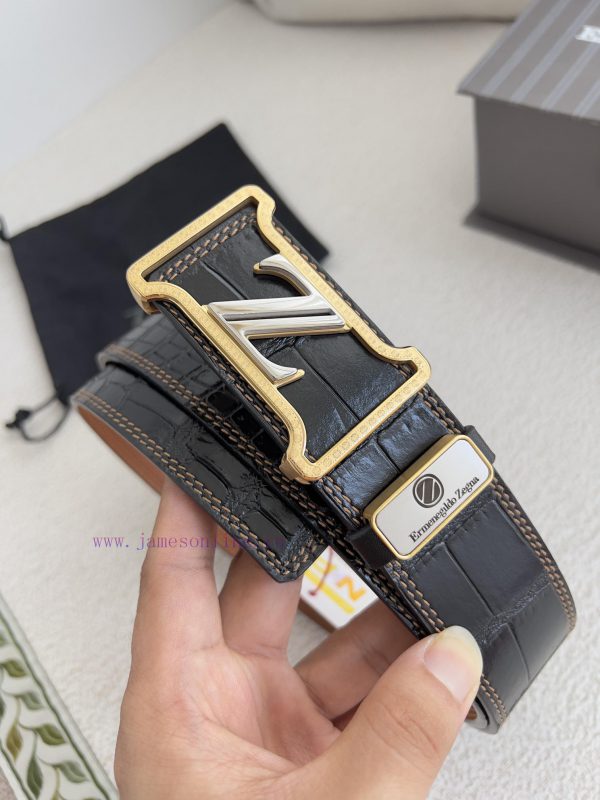 Jenny Ermenegido Zelma. Belt and beltPure steel material buckle, top layer cowhide buckle wi 98mdc0de - Image 5