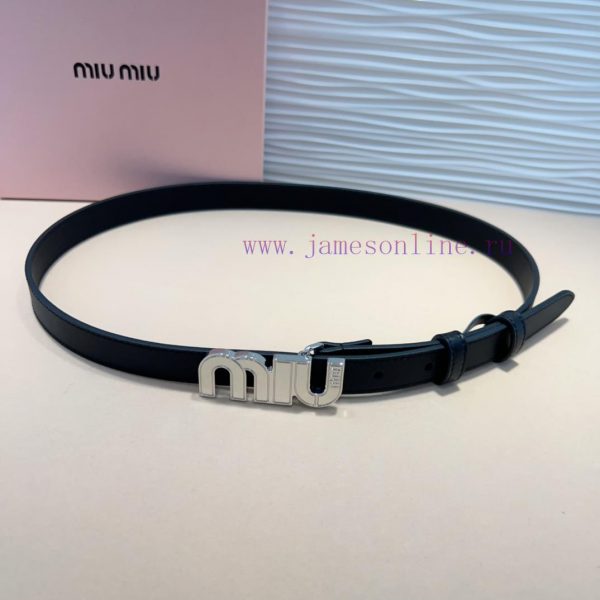 The Miu Miu leather belt is an ideal choice to enhance the unique style and tasteThe eye-cat j9qo5zwm - Image 5