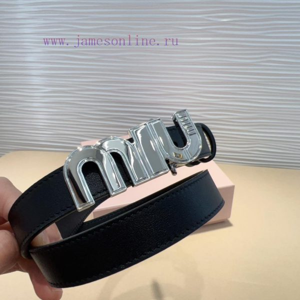 The Miu Miu leather belt is an ideal choice to enhance the unique style and tasteThe eye-cat j9qo5zwm - Image 6