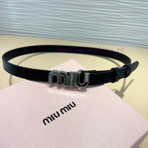 The Miu Miu leather belt is an ideal choice to enhance the unique style and tasteThe eye-cat j9qo5zwm - Image 7