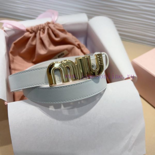 The Miu Miu leather belt is an ideal choice to enhance the unique style and tasteThe eye-cat 94w0gioa