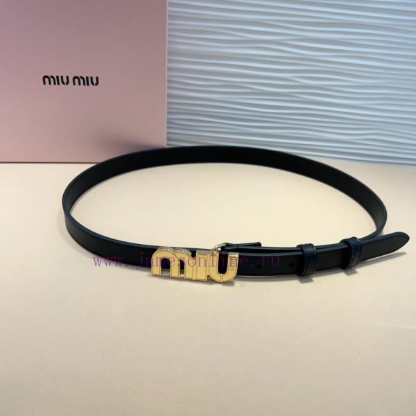 The Miu Miu leather belt is an ideal choice to enhance the unique style and tasteThe eye-cat mhkfhjo0 - Image 7