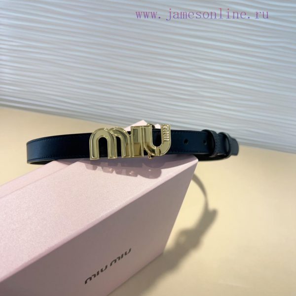 The Miu Miu leather belt is an ideal choice to enhance the unique style and tasteThe eye-cat mhkfhjo0 - Image 8