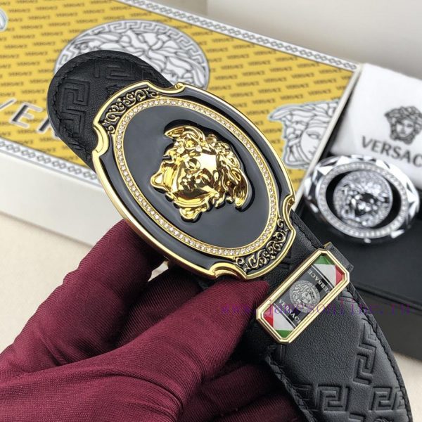 Double buckle head set can be fastened individuallyDelivery and Purchasing Gift BoxVERSACE D 4s1o9q1s