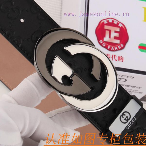 Belt and belt Gucci leather beltMen's belt material: 100% head layer cowhide belt, guarantee 98rkni1a - Image 6