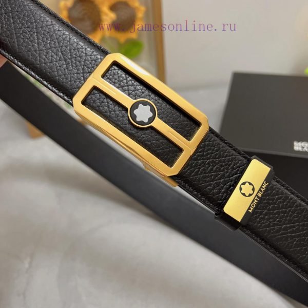 Montblanc Automatic BeltMaterial: Leather Belt with 100% Head Layer. The leather belt is gua zyter1ou - Image 8