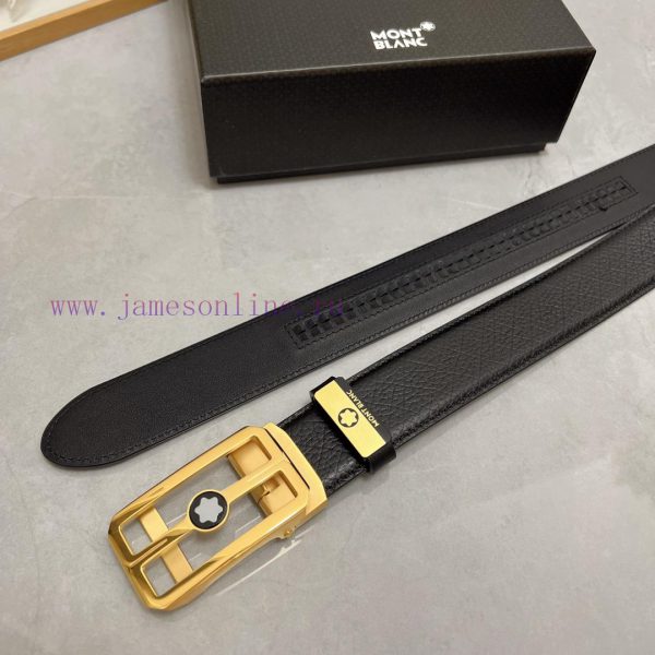 Montblanc Automatic BeltMaterial: Leather Belt with 100% Head Layer. The leather belt is gua zyter1ou - Image 9