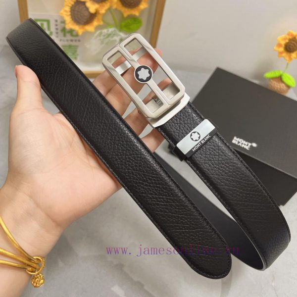 Montblanc Automatic BeltMaterial: Leather Belt with 100% Head Layer. The leather belt is gua 74qq7asg - Image 3