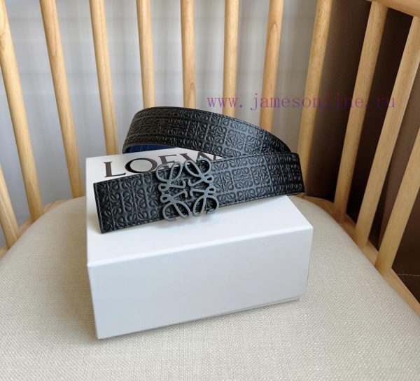 LOEWE's latest same style waist belt [Celebration] [Celebration] Double sided top layer cowh kilt9x04
