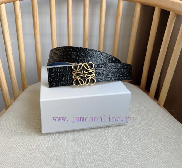 LOEWE's latest same style waist belt [Celebration] [Celebration] Double sided top layer cowh 17hr3slg