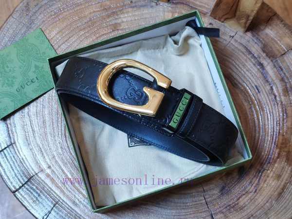 ￥ comes with a complete gift box Gucci. GucciFull set of 3.8cm imported calf leather embossi 5dsops7h - Image 6
