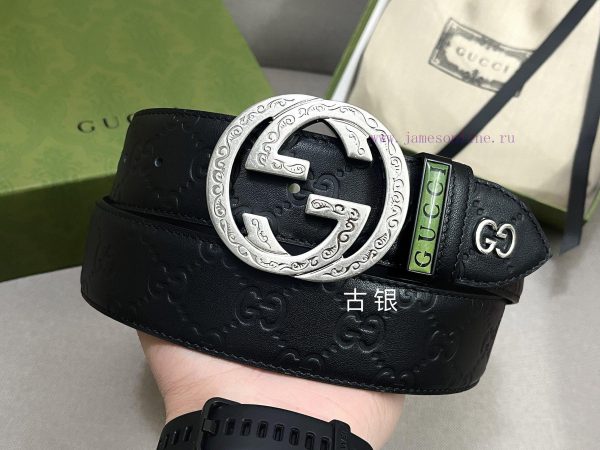 ￥ comes with a complete gift box GUCCI. GucciFull set of 3.8cm imported calf leather embossi zp4b9kt0