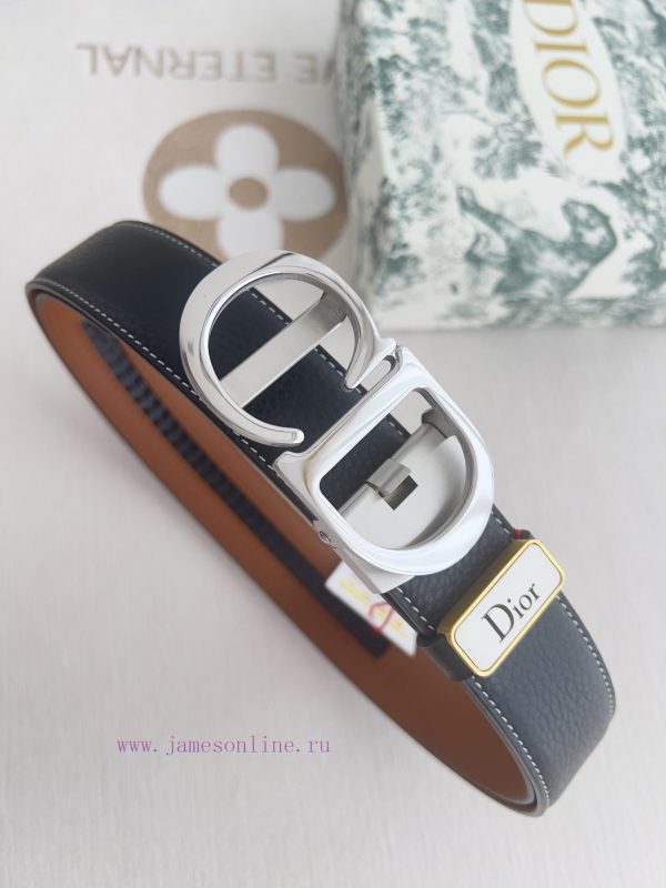Dior Dior Belt ️ Automatic BeltAutomatic buckle, made of pure steel material, equipped with ttf9zsat - Image 3