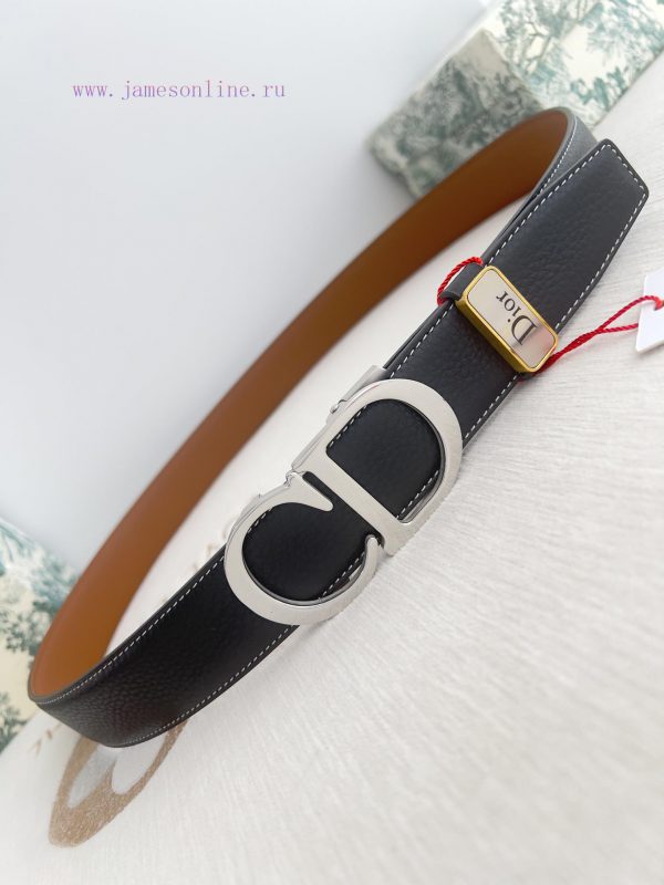 Dior Dior Belt ️ Automatic BeltAutomatic buckle, made of pure steel material, equipped with ttf9zsat - Image 4