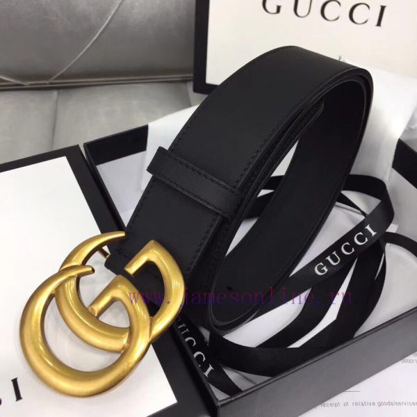. Equipped with Guccigucci 3.0 3.5 3.8cm custom imported double-sided cowhide with retro go uonguaa0 - Image 5