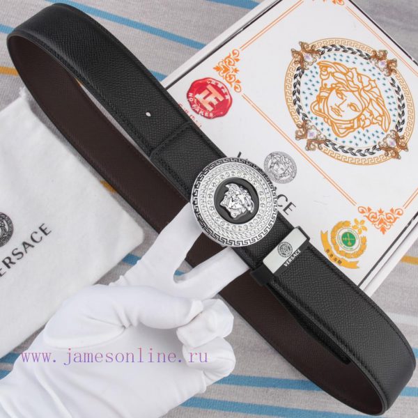 Belt belt Versace cowhide beltMen's belt material: 100% head layer cowhide belt, guaranteed 1kzjsmkt - Image 6