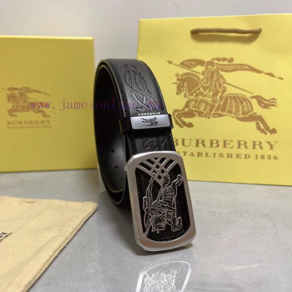 BurberryMaterial: Leather Belt with 100% Head Layer. The leather belt is guaranteed to be ge gzeg94v9 - Image 4