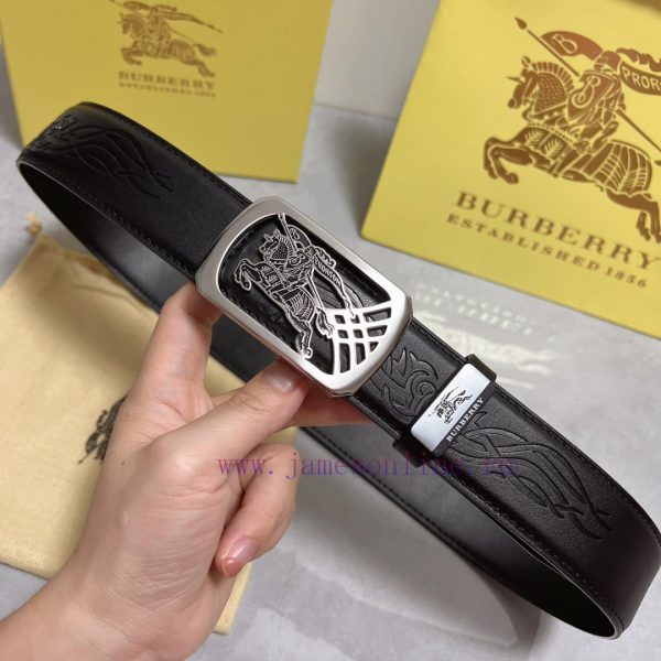 BurberryMaterial: Leather Belt with 100% Head Layer. The leather belt is guaranteed to be ge gzeg94v9 - Image 8