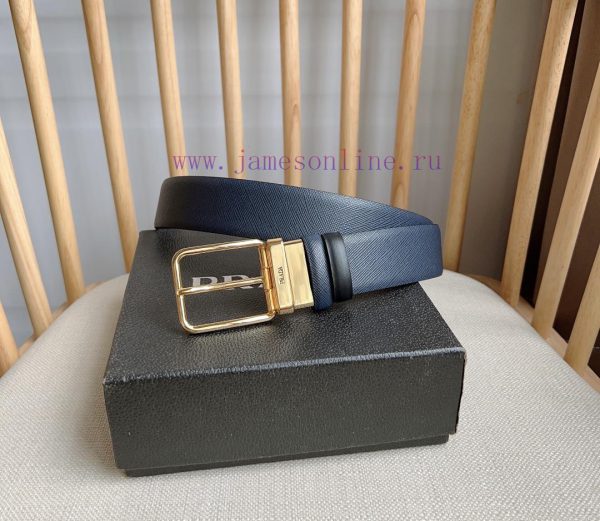 PRADA's reversible waist belt features the iconic Saffiano leather belt on one side, paired w48yqpxe
