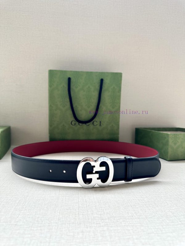 Width 4.0cm Gucci interlocking double G steel buckle, derived from modern style collection d h4dqlo0r