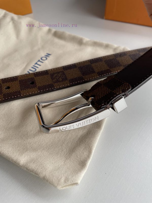 Belt and belt LV 3.5cm wide, a brand new entry-level style, enriches the canvas belt series, 19cega84 - Image 7