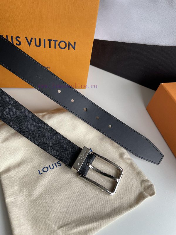 Belt and belt LV 3.5cm wide, a brand new entry-level style, enriches the canvas belt series, ylkeqzcr - Image 5