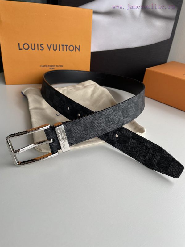 Belt and belt LV 3.5cm wide, a brand new entry-level style, enriches the canvas belt series, ylkeqzcr - Image 8