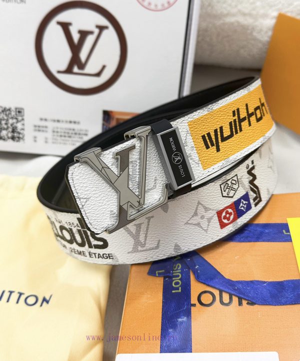 Belt LV Louis ReproductionThe waistband is made of 100% head layer cowhide, ensuring that th v5hyt87q