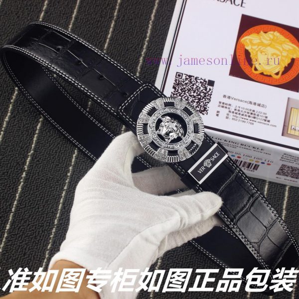 Versace Versace️New crocodile patternGrade: Italian imported 100% top layer cowhide, Versace 9adld457