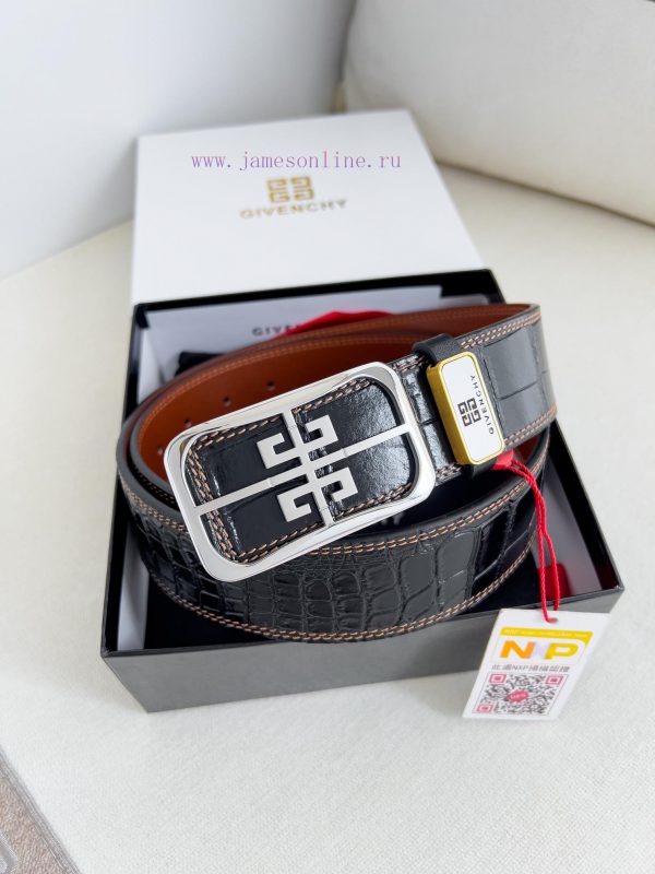 Givenchy GIVENCHY Belt ️ BeltBuckle, smooth buckle made of pure steel material, leather belt z8vblepf