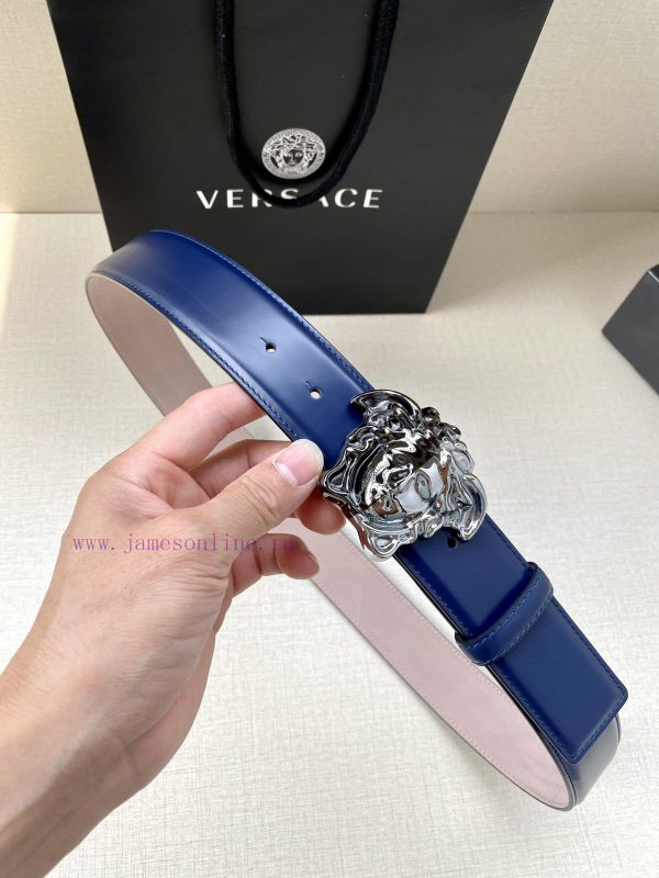 Width 4.0cm Versace Versace This soft belt is adorned with a 3D Medusa belt buckle, which ca 25tytpvn