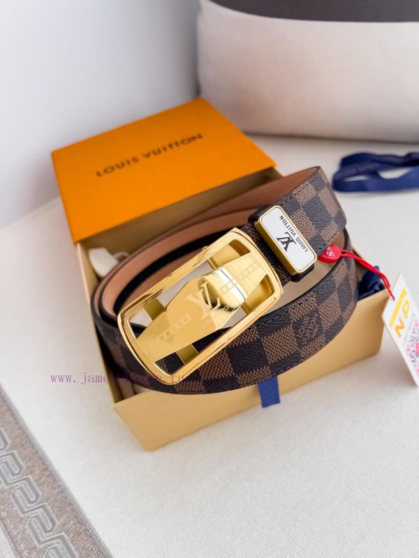 LV... Louis Vuitton Belt ️ Automatic BeltAutomatic buckle, made of pure steel material, with iazsmvhw