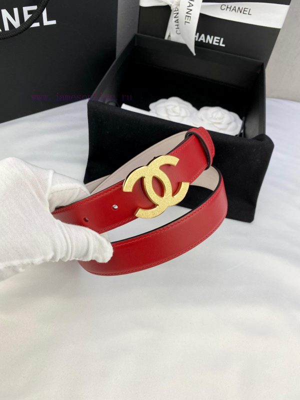 Width 3.0cm Chanel Women's Classic Belt and Strap New Smooth Inner Lining Matte Cowhide Silv ot7p5jda - Image 5