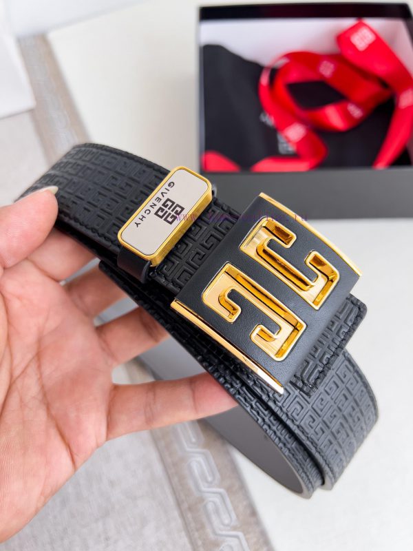 Givenchy GIVENCHY Belt ️ BeltHanging buckle, pure steel material buckle head, double-sided c md2dfnj9 - Image 3