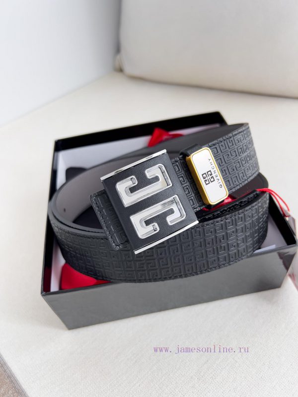 Givenchy GIVENCHY Belt ️ BeltHanging buckle, pure steel material buckle head, double-sided c 5pxghvw7