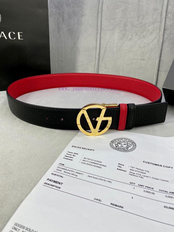 Width 4.0cm Versace This Versace is adorned with iconic gold/silver glitter Virtus accessori itg0w7xf