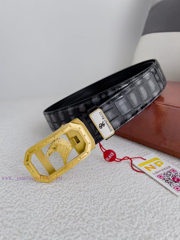 Stephen Ni Zhi Stefano Ricci Belt ️ Automatic BeltAutomatic buckle, made of pure steel mater oqgb07b0 - Image 2