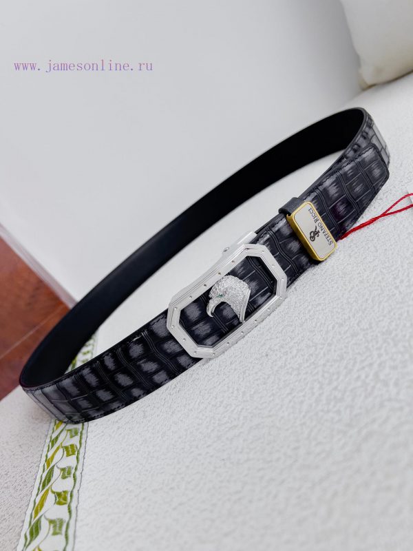 Stephen Ni Zhi Stefano Ricci Belt ️ Automatic BeltAutomatic buckle, made of pure steel mater oqgb07b0 - Image 6