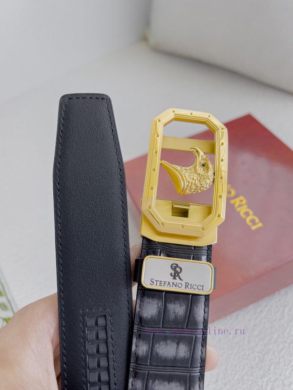 Stephen Ni Zhi Stefano Ricci Belt ️ Automatic BeltAutomatic buckle, made of pure steel mater oqgb07b0 - Image 9