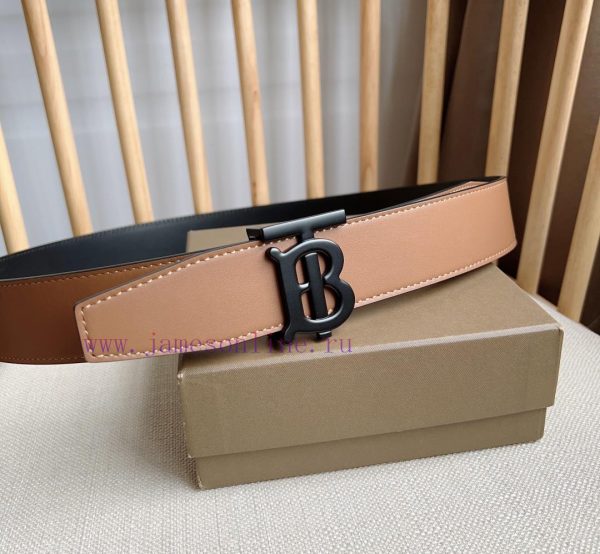 Burberry TB Exclusive Logo Pattern Italian Leather Belt with Versatile Two tone Design, Belt 6ulnv35u - Image 8