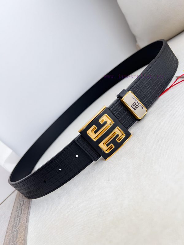 Givenchy GIVENCHY Belt ️ BeltHanging buckle, pure steel material buckle head, double-sided c 8mz4woq8 - Image 4