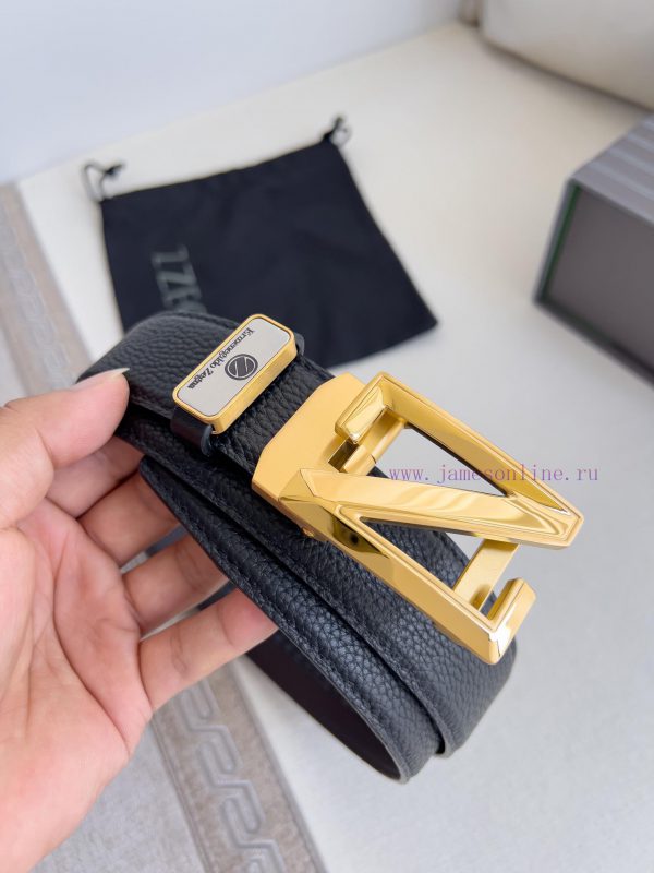 Jenny Ermenegido Zelma. Belt Automatic BeltPure steel material automatic buckle, top layer c 11pu7tlm - Image 3