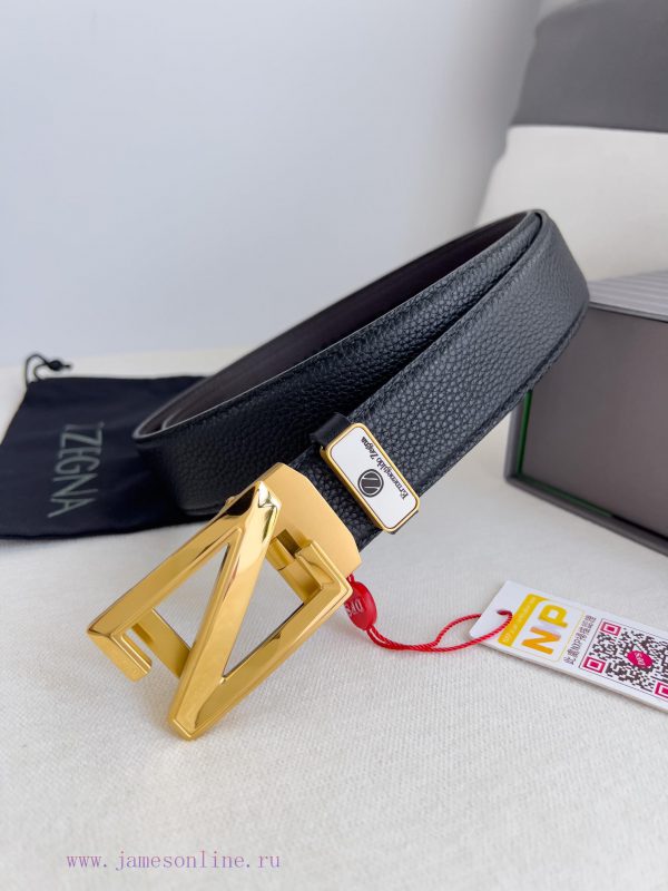 Jenny Ermenegido Zelma. Belt Automatic BeltPure steel material automatic buckle, top layer c geo6wcnj