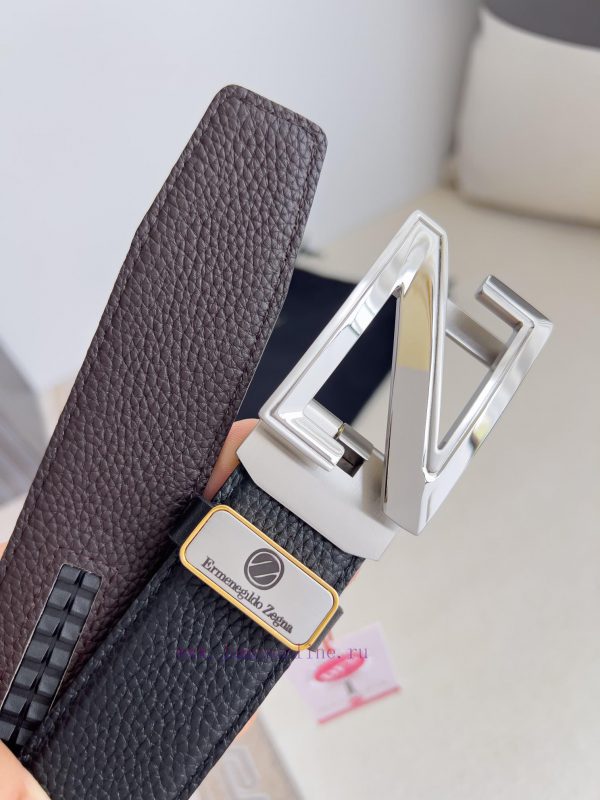 Jenny Ermenegido Zelma. Belt Automatic BeltPure steel material automatic buckle, top layer c geo6wcnj - Image 8