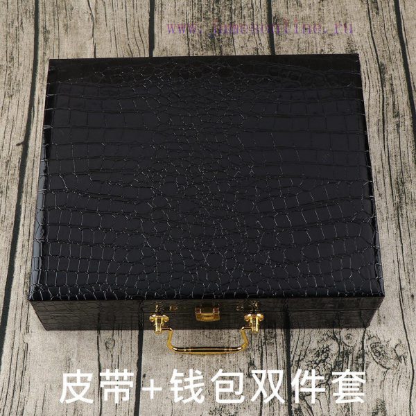 Gucci. Gucci two-piece setWooden box, belt+wallet, two-piece setGrade: Italian imported 100% r46so1eh - Image 10