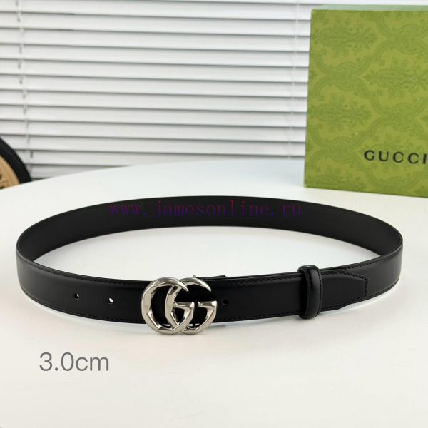 Gucci women's dress pants can be worn for formal wear with a 3.0cm buckle and polished buckl l55hhgb4