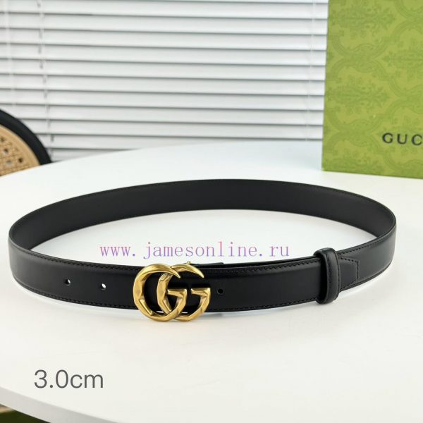 Gucci women's dress pants can be worn for formal wear with a 3.0cm buckle and polished buckl nbbogbwl