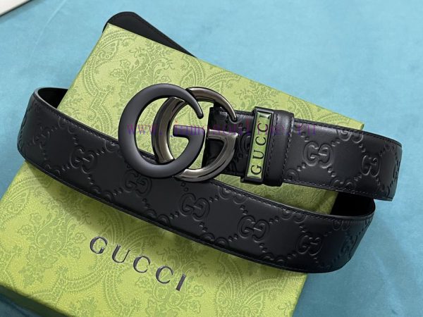 ￥ comes with a complete gift box Gucci. GucciFull set of 3.8cm imported calf leather embossi nwirjitr